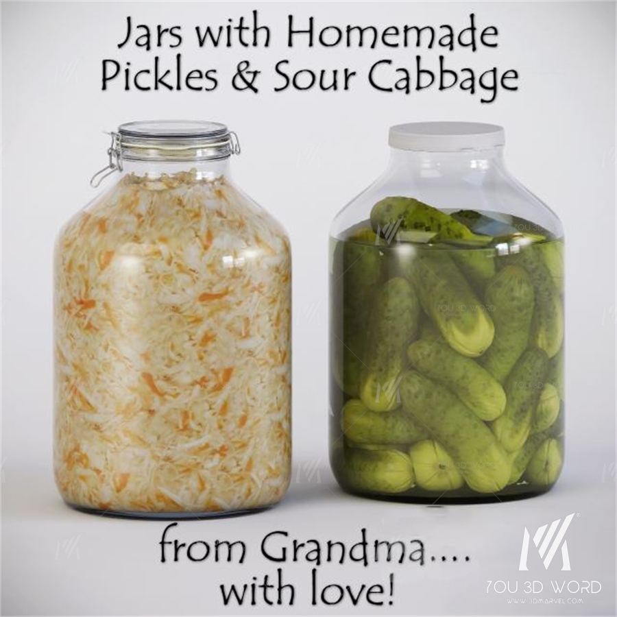 pickles and sour cabbage